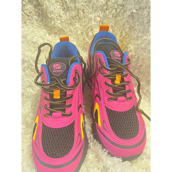 Steve Madden Sanders Athletic Shoe Neon Colored Size Men's 8 NWNT